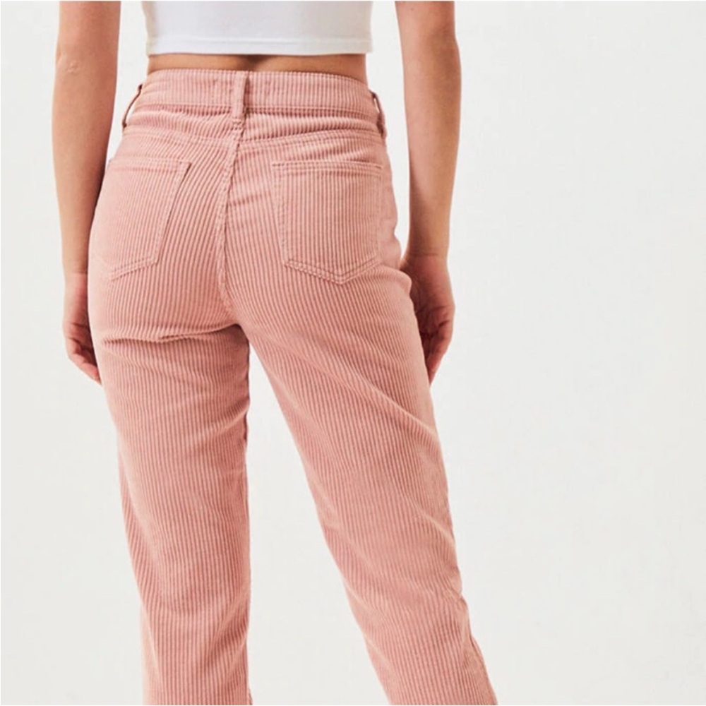 PacSun Dusty Rose Corduroy Mom Jean Pants Women’s Size 24